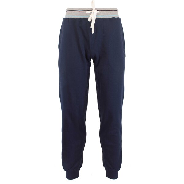 Merkloos MEQ Heren Sweat Broek - Gerecycled Katoen - Donker Blauw