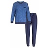 Paul Hopkins - Heren  Pyjama -  100% Katoen - Blauw