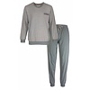 Paul Hopkins Heren Pyjama - Geprint - 100% Katoen - Grijs