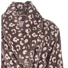 Irresisitible-Dames-Ochtendjas-Fleece-Panterprint Bruin.