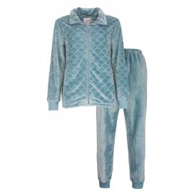 Tenderness Tenderness-Dames-Huispak-Fleece-Petrol Blauw.