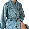 Tenderness-Dames-Ochtendjas-Fleece-Petrol Blauw.