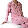 Tenderness-Dames-Pyjama-Velours-Roze.