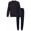 Paul Hopkins - Heren  Pyjama - V Hals - Navy Blauw.