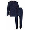 Paul Hopkins - Heren  Pyjama - Geprint Dessin - Navy Blauw.