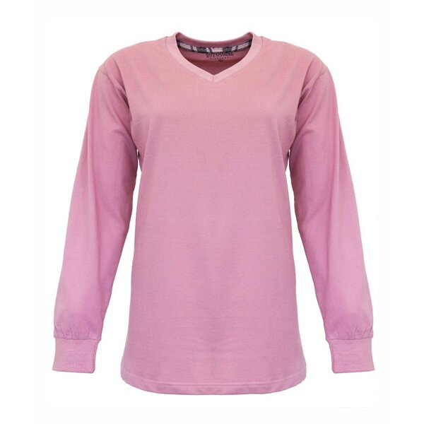 Irresistible Irresistible  - Mix  & Match - Dames Pyjama Top - Roze - 100 % Katoen.