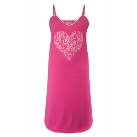 Tenderness Tenderness Dames Nachthemd - Spaghetti Bandje - Roze