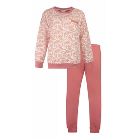 Tenderness Tenderness Dames Pyjama - Fleece - Ronde Hals - Roze