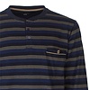 Paul Hopkins Heren Pyjama - Gestreept - Indigo Blauw