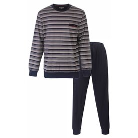 Paul Hopkins Paul Hopkins Heren Pyjama - Gestreept - Donker Blauw