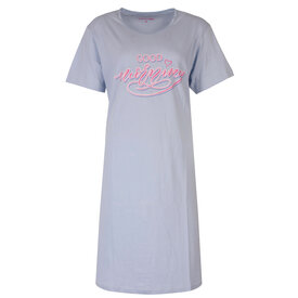 Temptation Temptation Dames Nachthemd - Big Shirt - Licht Blauw