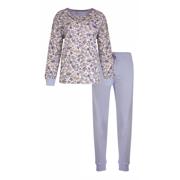 Tenderness Tenderness Dames Pyjama Set - Bloemetjes print - Licht Blauw