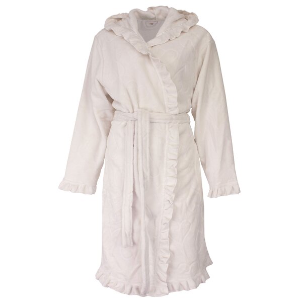 Tenderness Tenderness Dames Badjas - Fleece - Gebroken Wit
