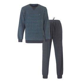 Paul Hopkins Paul Hopkins Heren Pyjama - Ronde Hals - Badstof - Grijs