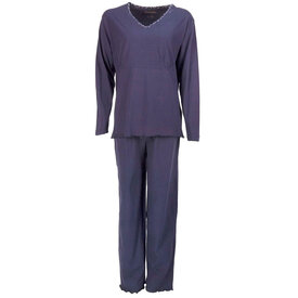 Irresistible Irresistible Dames Pyjama - Katoen - V Hals - Paars