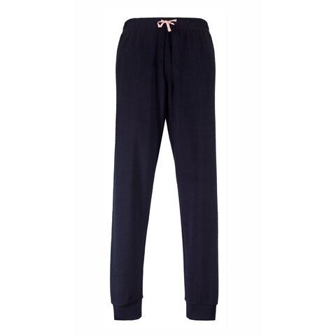 Tenderness Dames Pyjama - Broek-Badstof  - Blauw