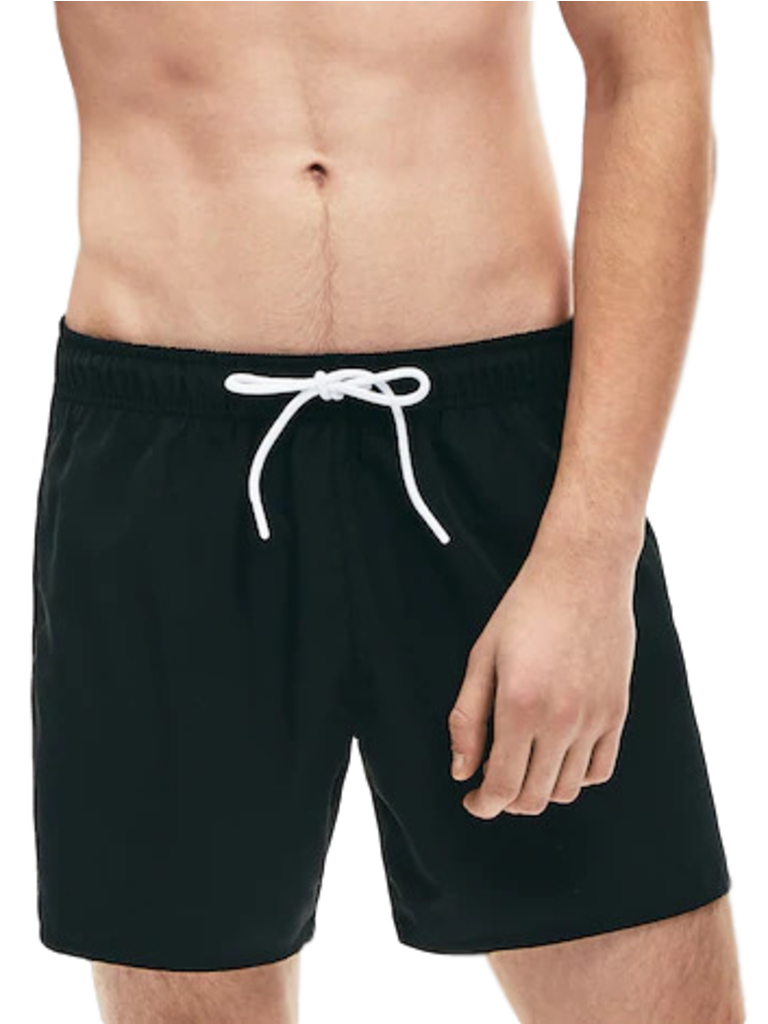 lacoste swim shorts black