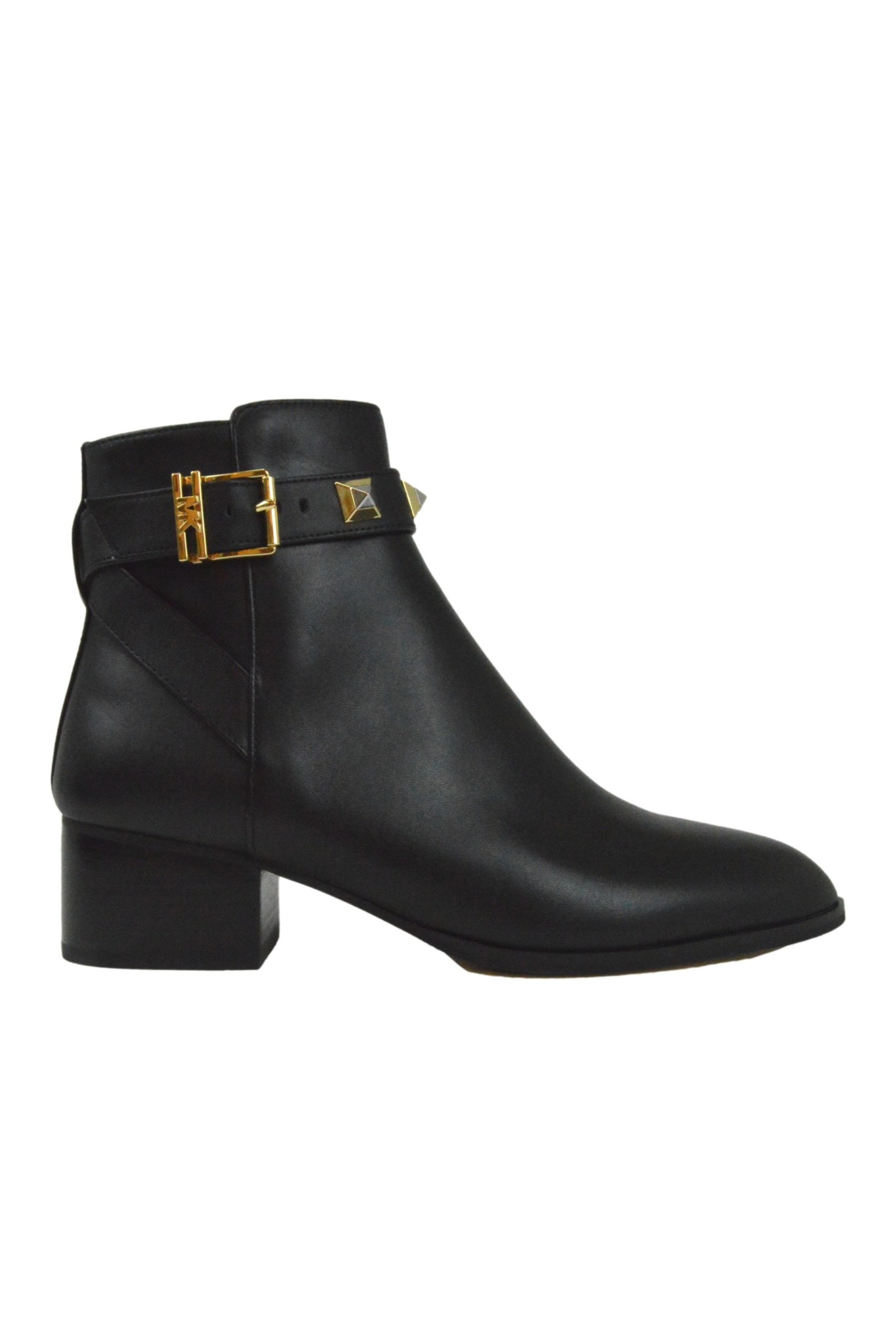 Michael Kors Britton Ankle Boot Leather Black - OUTFITonline