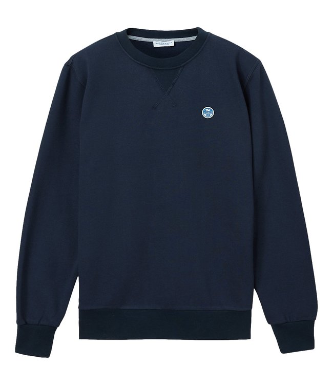 North Sails Organic Fleece Sweatshirt Navy Blue