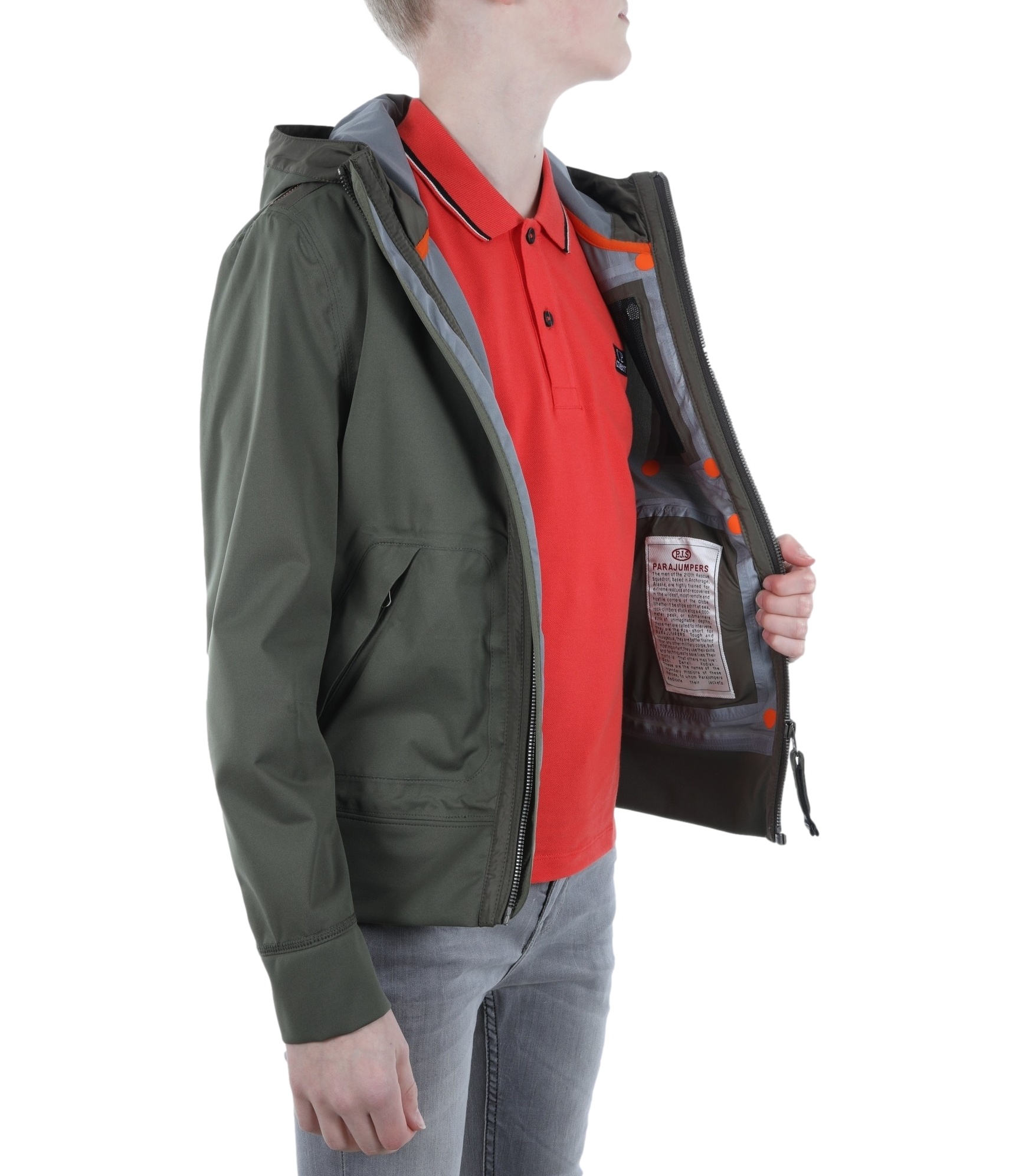 Parajumpers Yakumo Boy Jacket Military 
