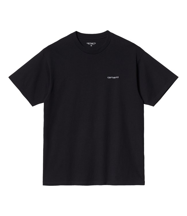 Carhartt WIP S/S Script Embroidery T-Shirt Black
