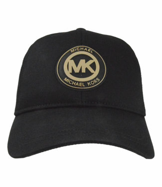 Michael Kors Circle MK Patch Cap Black