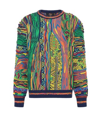Carlo Colucci Knitwear Blue Orange 
