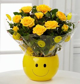 Garage Yellow Flower Port