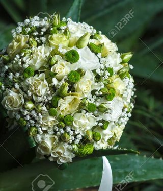 Woody Wedding bouquet with flowers