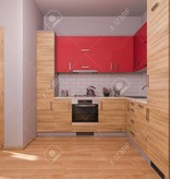 BrandVintage  Red-Brown Kitchen