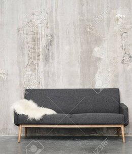 Vintage Gray Sofa