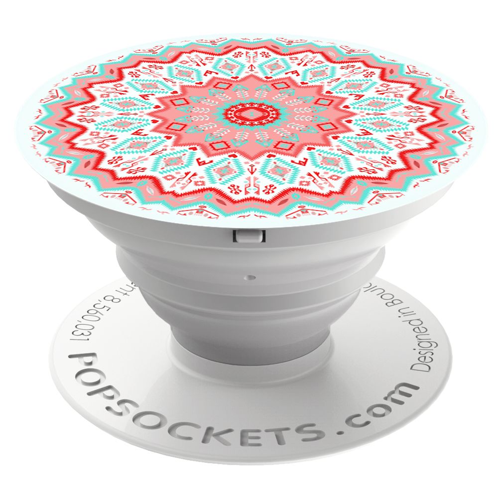 POPSOCKETS DEVICE STAND AND GRIP AZTEC MANDALA RED Gadget Zone