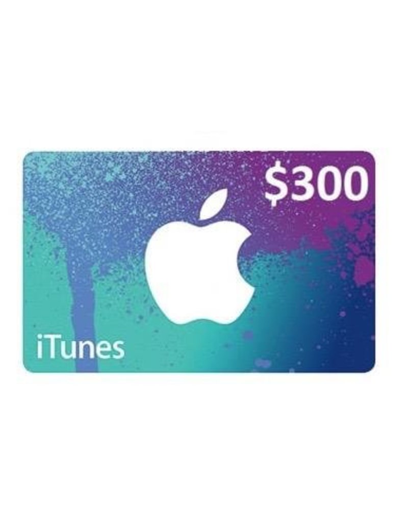 Apple iTunes Gift Card 300 USA Gadget Zone