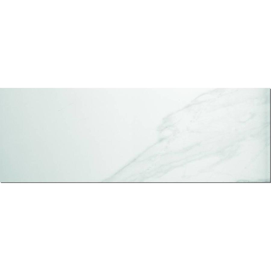 Wandtegel: Steuler Marmor Wit 35x100cm