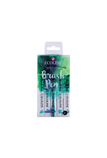 Talens Ecoline brushpen X5 groen blauw