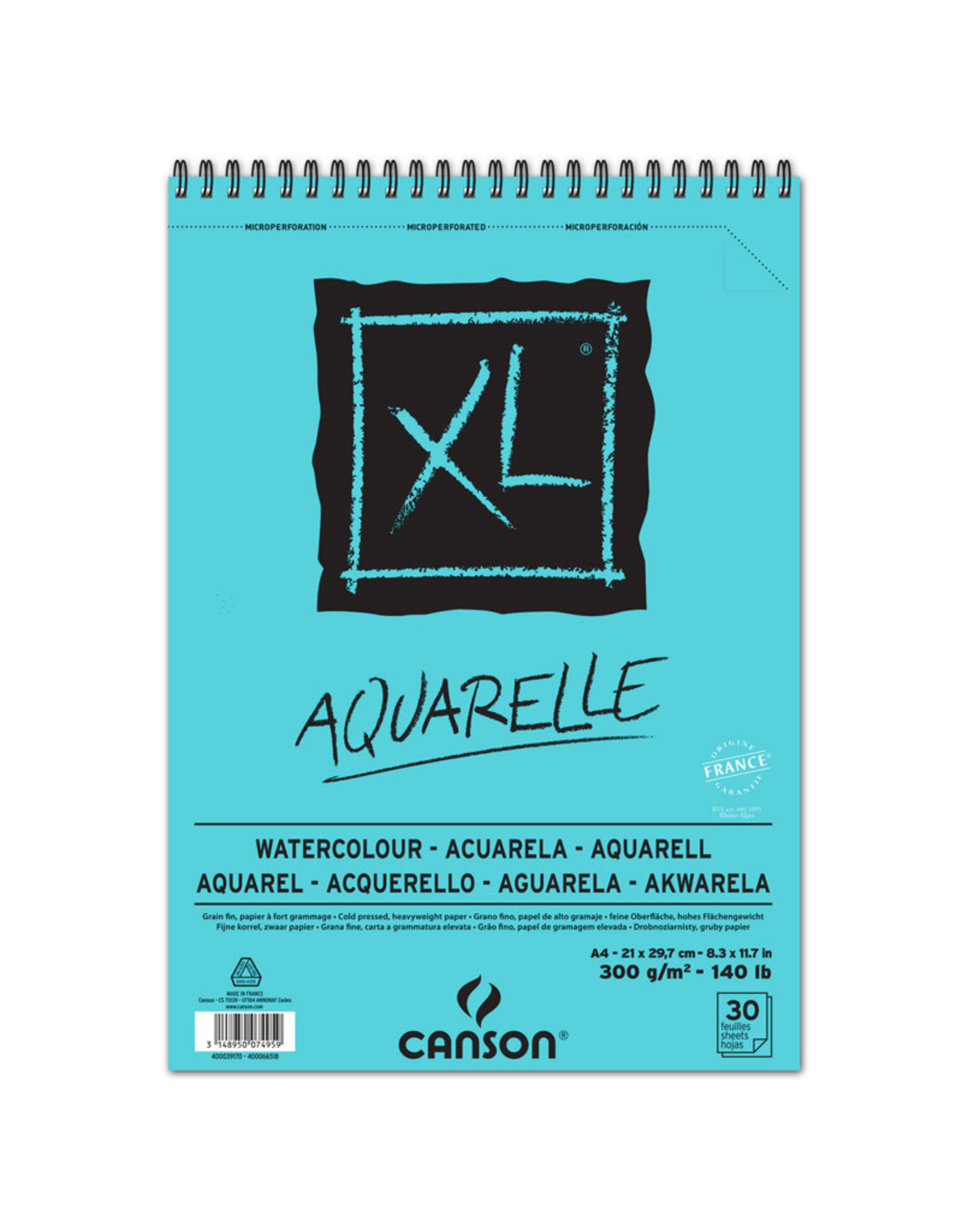 Canson XL aquarel A3 300g 30 vellen ringen
