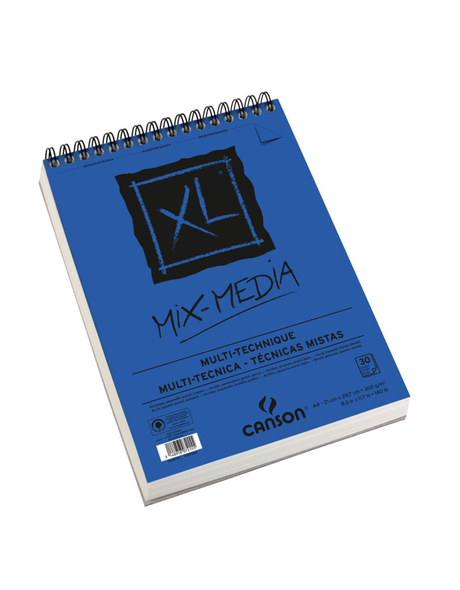 Canson Mix-media XL A4 300gr 30+5