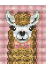 Pixel hobby Pixel mosaic Set lama bruin