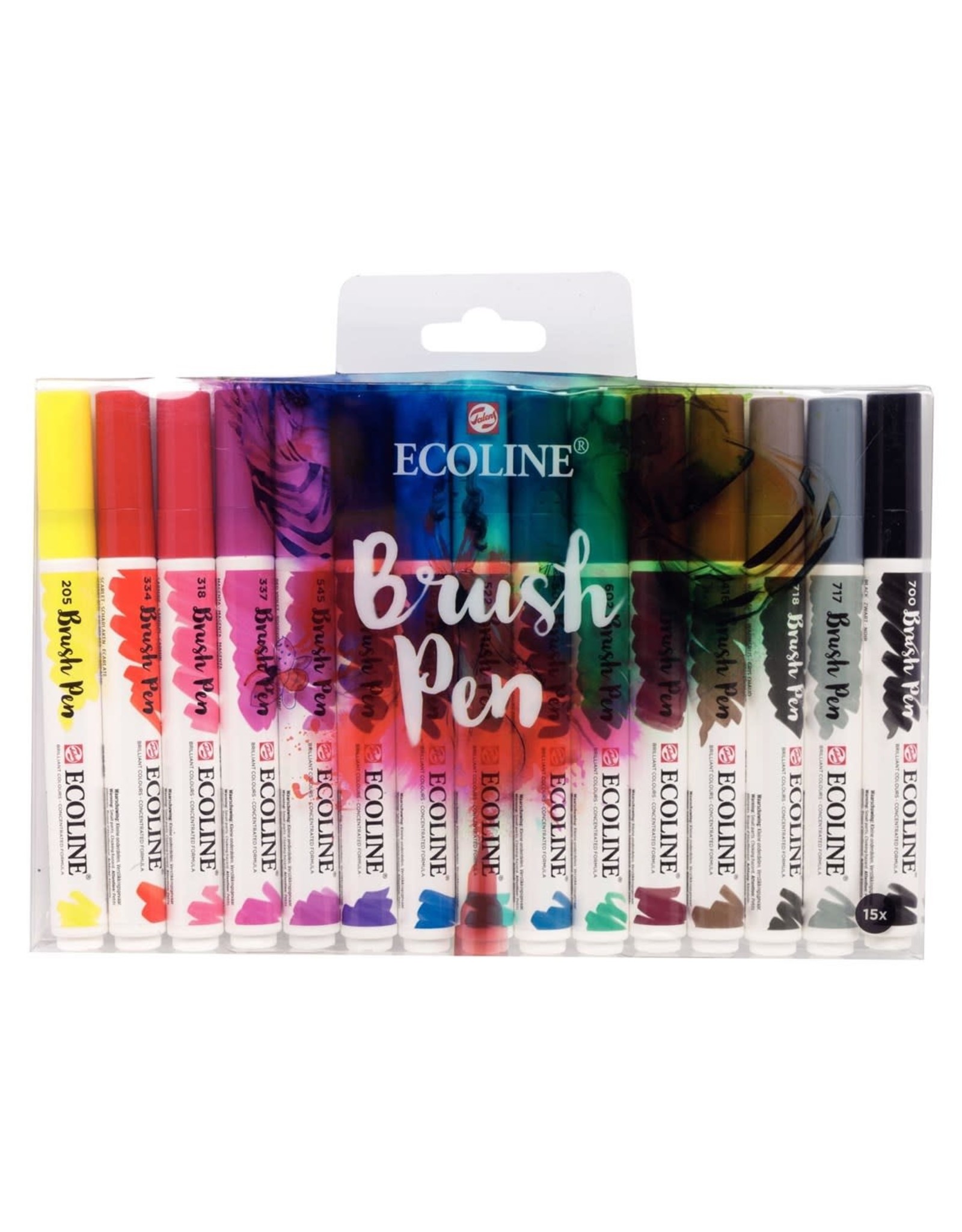 Talens Ecoline brushpen Set 15 stk