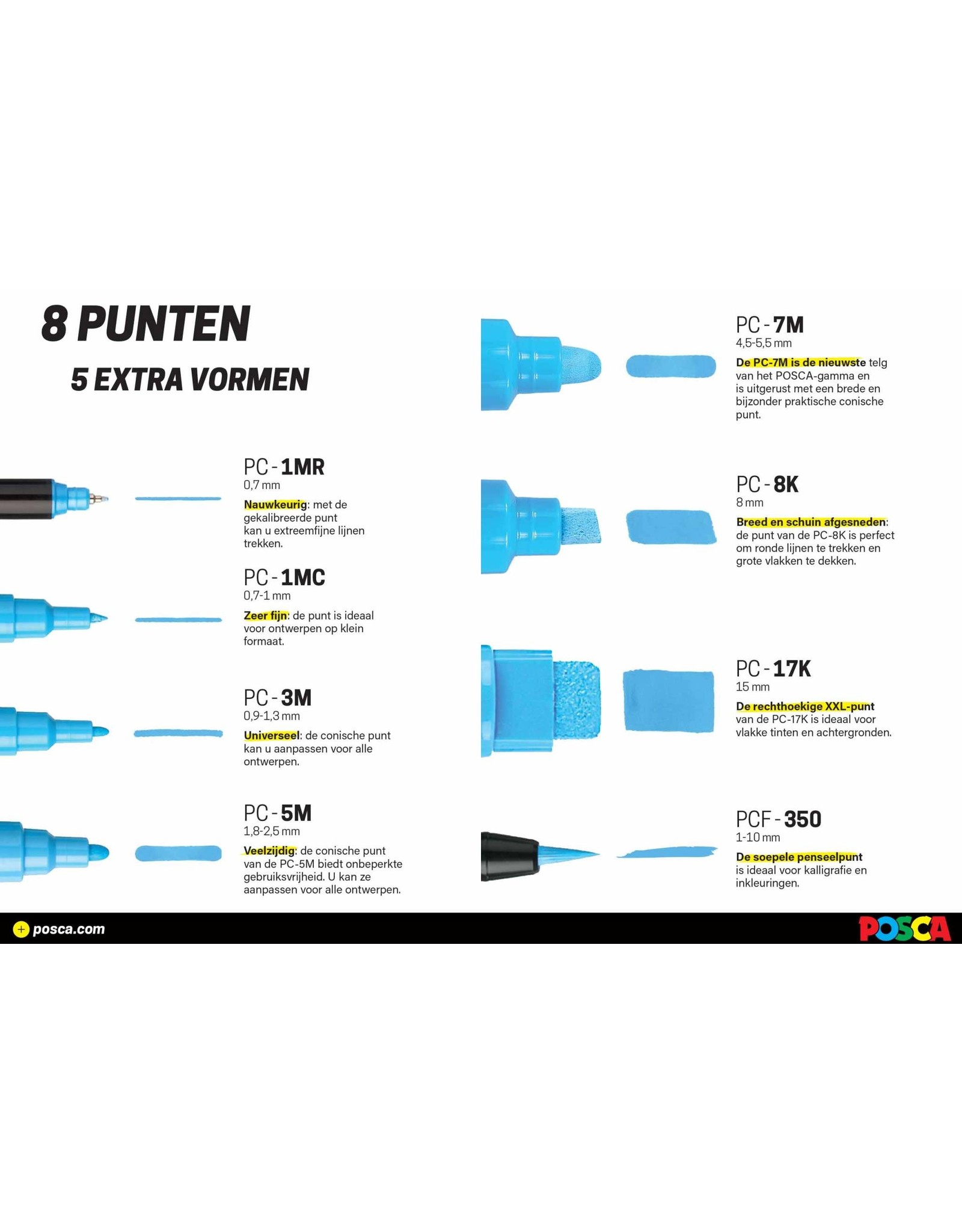 Uni Ball uni POSCA 1MC