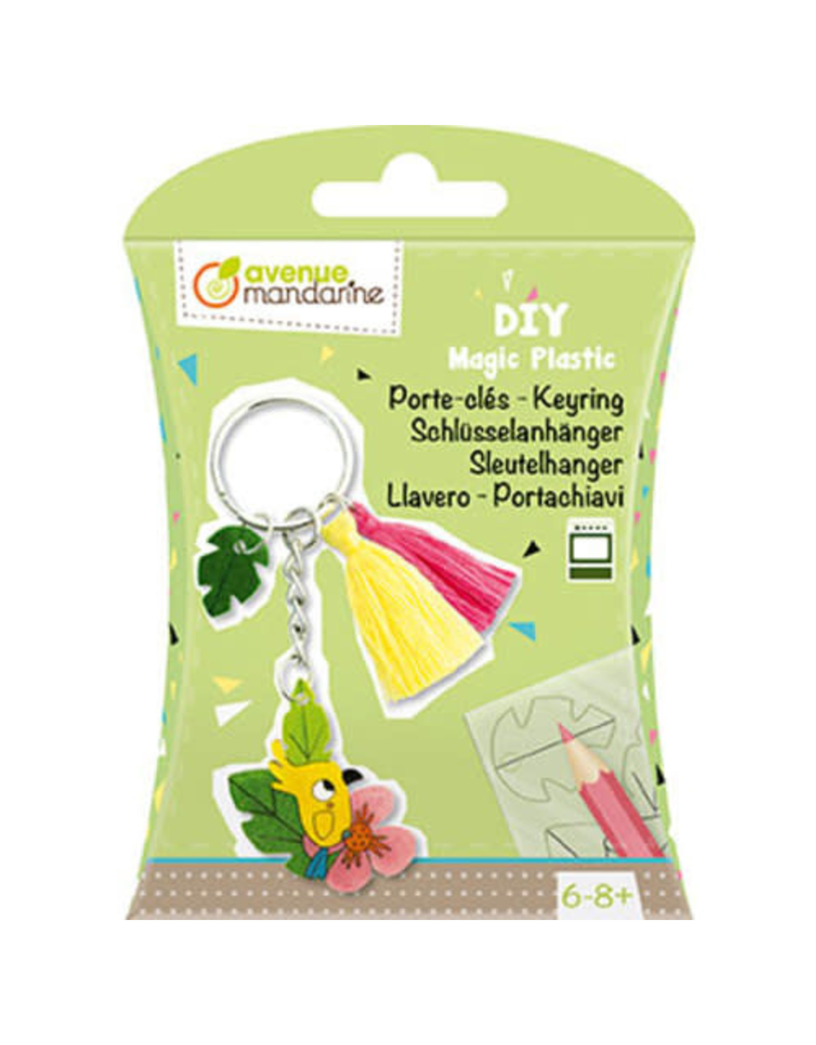 Avenue Mandarine DIY box - krimpfolie sleutelhanger