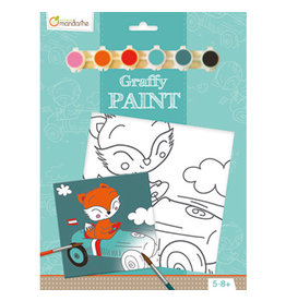 Avenue Mandarine Graffy paint - vos 20x20cm