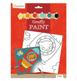 Avenue Mandarine Graffy paint - beer ruimte 20x20cm