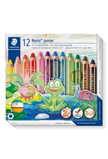Staedtler Noris 3 in 1 kleurpotlood - set 12stk