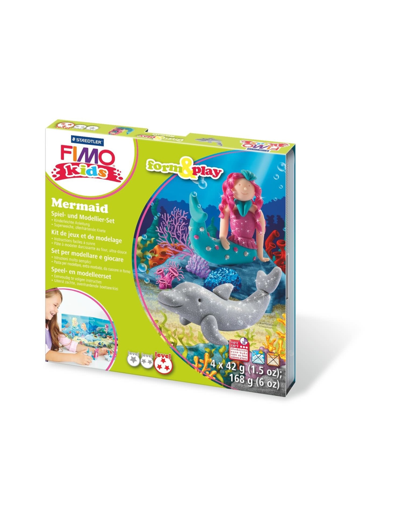 Fimo Set form&play FIMO KIDS Mermaid