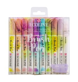 Talens Ecoline brushpen set 10 pastel