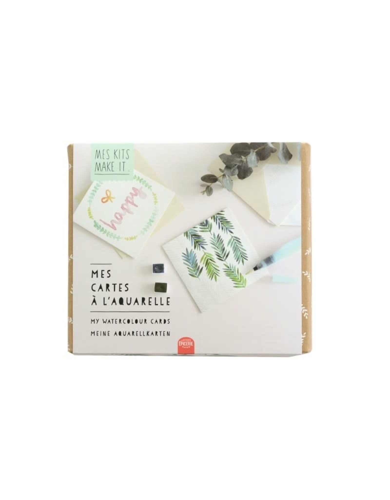 La petite épicerie DIY kit Mijn aquarel kaarten