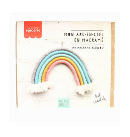 La petite épicerie DIY kit Mijn macrame regenboog