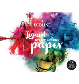 Talens Ecoline papier 24x30 290gr 12 vellen