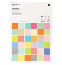 Rico Design Knutsel papier - super pastel A4 30blz
